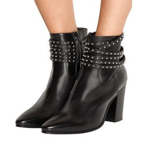 Saint Laurent - Studded Ankle Boots